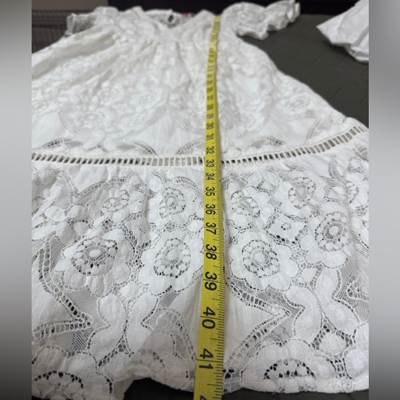 Kate Spade Bohemian White Lace Dress Size 8 (fits small) - Picture 8 of 10